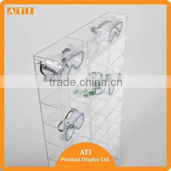 Hot Red Acrylic Merchandise Display Sports Product Display Shelf photo-2