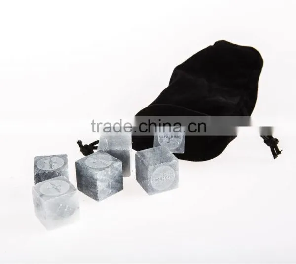 Dice Ice Cubes Soapstone Whisky Stone Chiller Stone With Special Box photo-5
