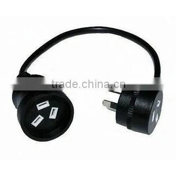 SAA Power Cords Piggyback to 10A Socket Extension Cords
