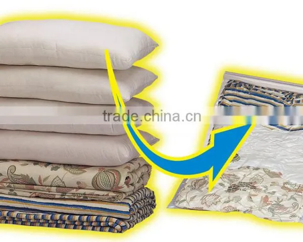 Reusable Vacuum Compressed Plastic Bags