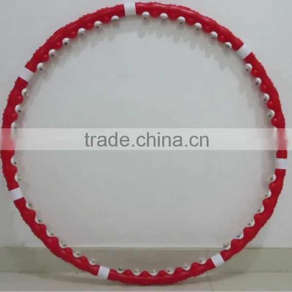LED Magnetic Fitness Exercise Massager Hula Hoola Hoop photo-6