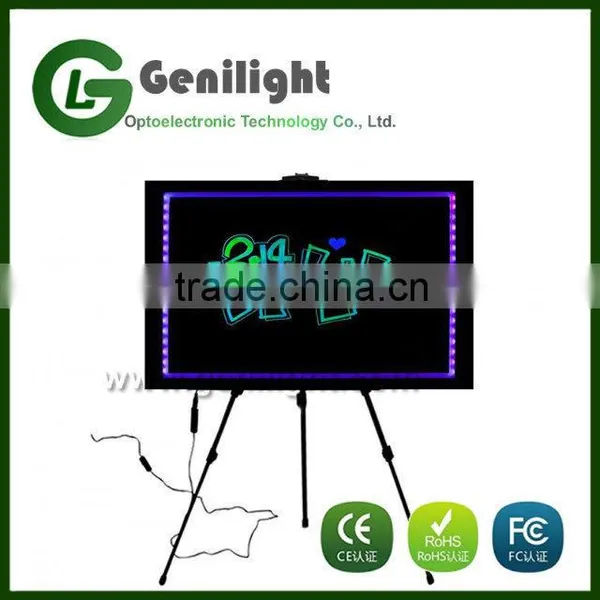 Fluorescent LED Writing Board With RGB SMD5050 Strip