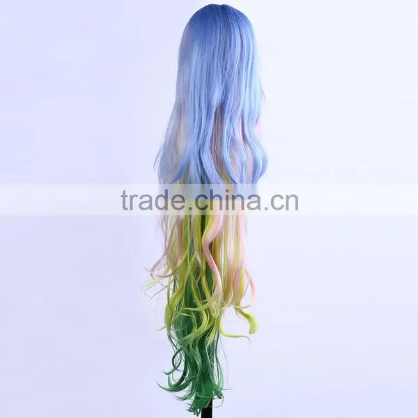 Braid Pull Half Up And Wear With Head Pieces Cosplay Costume Festival Synthetic Wig photo-4