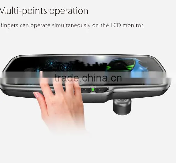 Android Rear View Mirror Quad Core Gps Navigation Bluetooth Touch Screen Rear View Mirror Support 3G photo-5