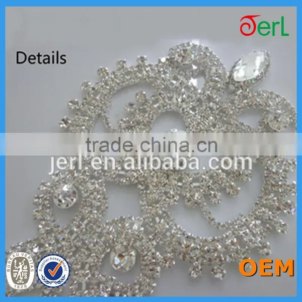 2016 New Styles Popular Rhinestone Lace for Wedding Dress photo-3