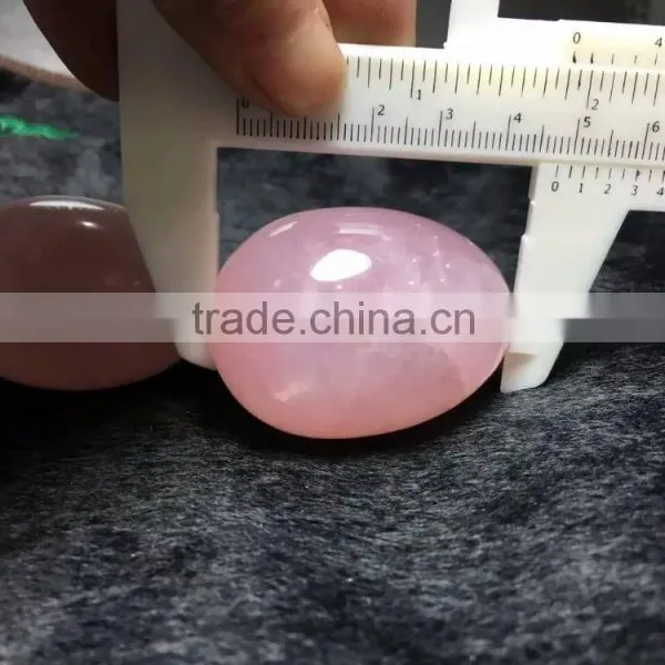 Hot Sale mm Polished Natural Crystal Rose Quartz Eggs Crystal Eggs for Sale photo-2