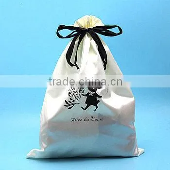 Wholesale China Luxury Large Size Satin Hair Extensions Packaging Bags