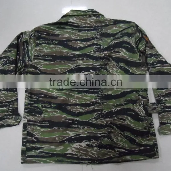 OEM 35% Cotton 65%polyester Twill Afghan Army Dress Grey Camouflage Jungle Camouflage BDU Clothing photo-2