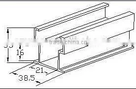 JY-2045|U-shape Groove Track Roller Bearings|Aluminum Alloy Roller Track|Srorage System Transfer Conveyor Roller photo-5