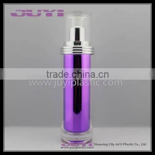 30ml 50ml 120ml Nice Blue Painted Cosmetics Round Shape Acrylic Container Cosmetic Bottles and Jars photo-2
