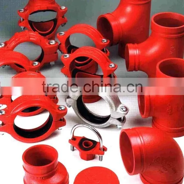 OEM Grey Iron & Ductile Iron Cast Factory Price Pipe Coupling Grooved/mechanical Joint Outlet and Grooved Fittings photo-6