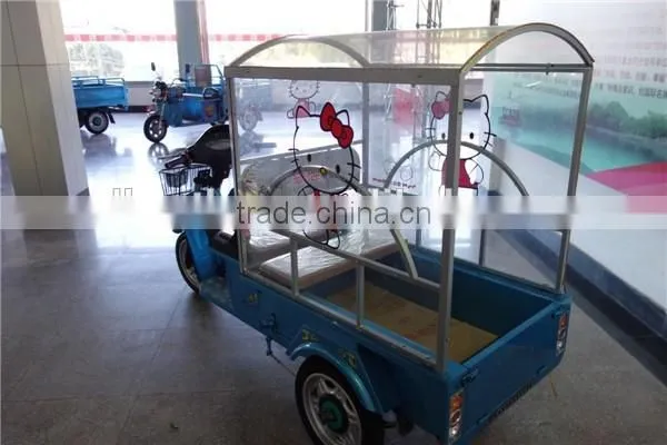 650W Taxi Electric Tricycle Passenger With Cabin photo-3