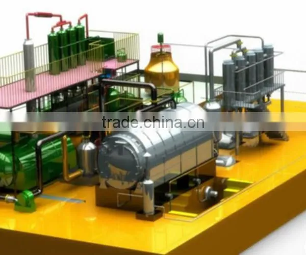MiNi Waste Plastic/Tires/Rubber Pyrolysis Plant/Waste Recycling Plant photo-6