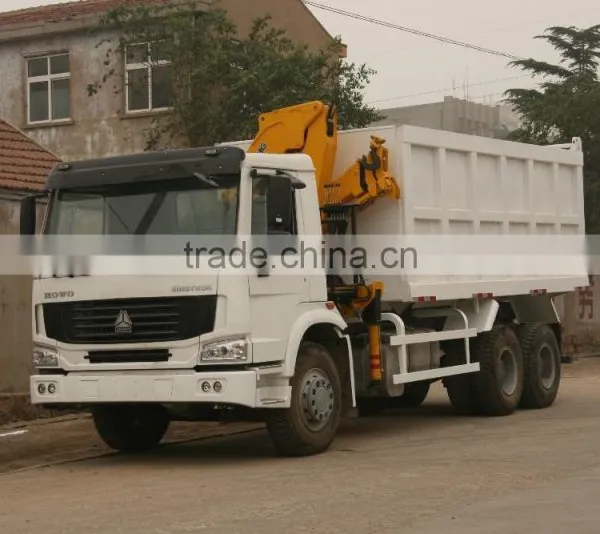 HOWO Sinotruk New 10 Wheels Truck 8T Mounted Crane photo-3