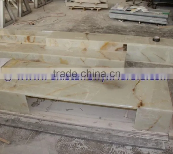 Handemade Good Price LIGHT LIGHT GREEN ONYX COUNTERTOPS photo-6