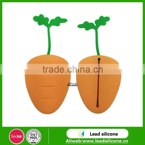 Funny Shape Carrot Shape Silicone Key Bag,Promotional Gift Silicone Key Case photo-2