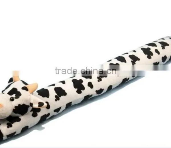 Store More Cute Design Animal Shape Plush Cow Cotton Strip Door Stop photo-2