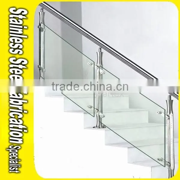 Fabrication Project Home Stair Stainless Steel Inox Railing China photo-5