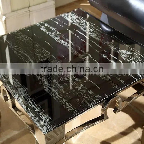 Luxury Sitainless Steel Side Table Sofa Table photo-4