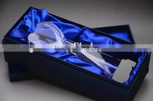Custom Craft Gifts Blank k9 Heart Crystal Awards photo-5