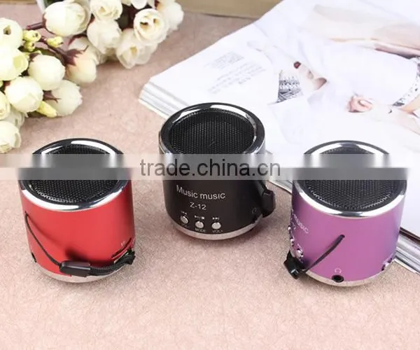 Mini Aluminum Alloy Vibration Loudspeaker Portable Mini Speaker With fm Radio Usb Charger photo-5