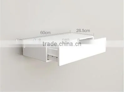 Creative Design Organizer Home Furniture for Storage Wood Wall Mounted Shelf With Drawer photo-6