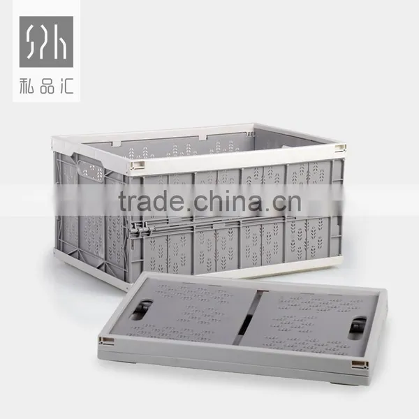 High Quality Plastic Travel Floding Storage Basket photo-2