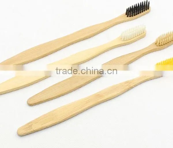 Colorful Soft Bristle Bammboo Tooth Brush, Toothbrush With Bamboo Handle photo-6
