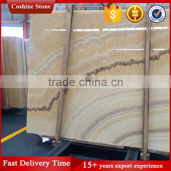 Morden House Jade White Marble Slab Yellow Onyx Italian Marble With Great Price photo-3