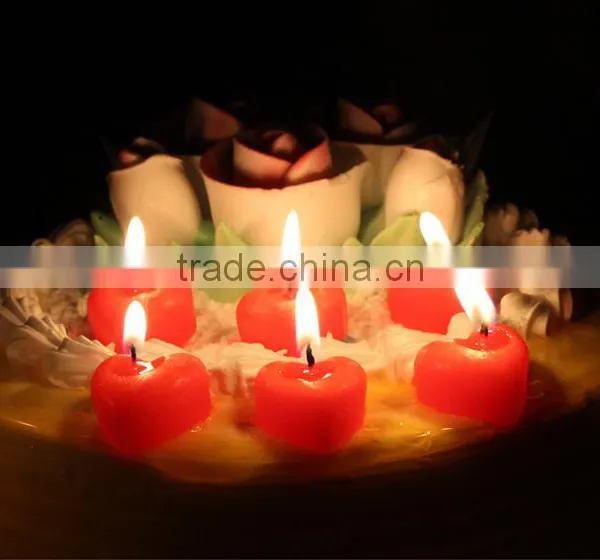 Wholesale Red Love Heart Birthday Candle for Celebration photo-2
