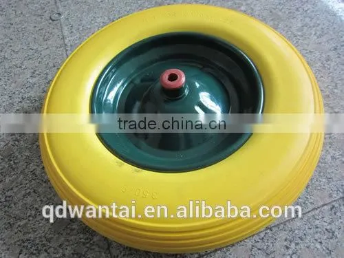 Trolley Wheelbarrow Wheel PU Wheel Solid Rubber Wheel photo-6