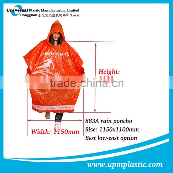 Emergency One Time Use Waterproof PE Rain Capes photo-5