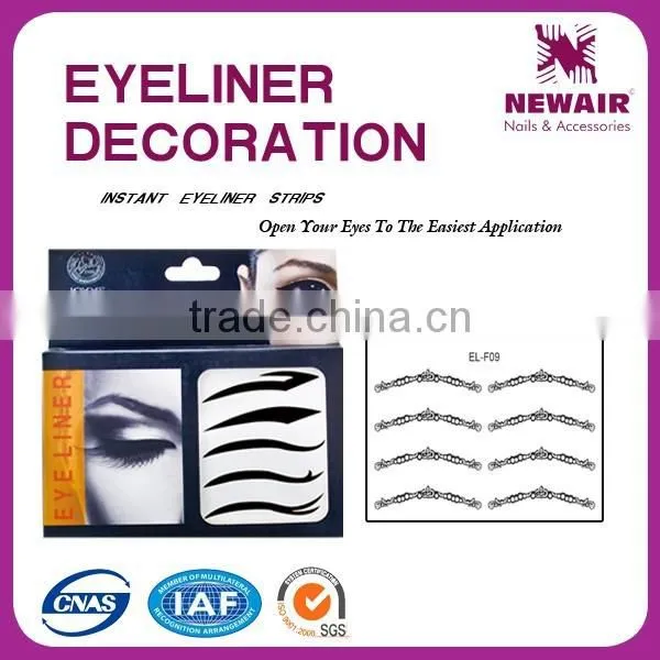 Party Makeup Temporary Nature Design Eyeliner Tattoo Stickers Wholesale Eyeline photo-2