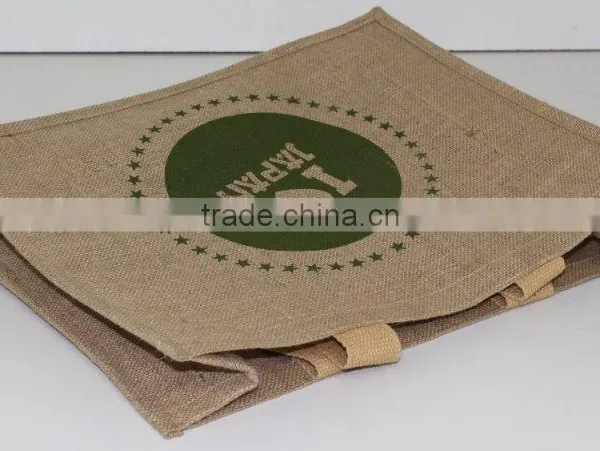 Promotion Wholesale 2017 New Style Customized Jute Tote Bag photo-4