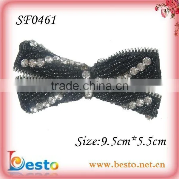 2013 Popular New Style Handmade Glass Stone Shoes Accessories Fabric Shoe Clips