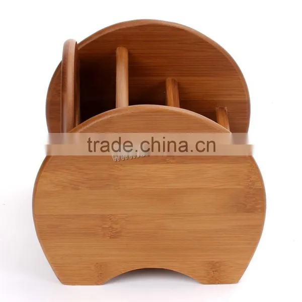 Chinese Multifunctional Bamboo or Wood Storage Bins for Study ,home and Office photo-3