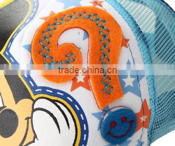 Hot Sale New Fashion Style Kids Trucker Hats Custom Print Baseball Mesh Cap photo-5