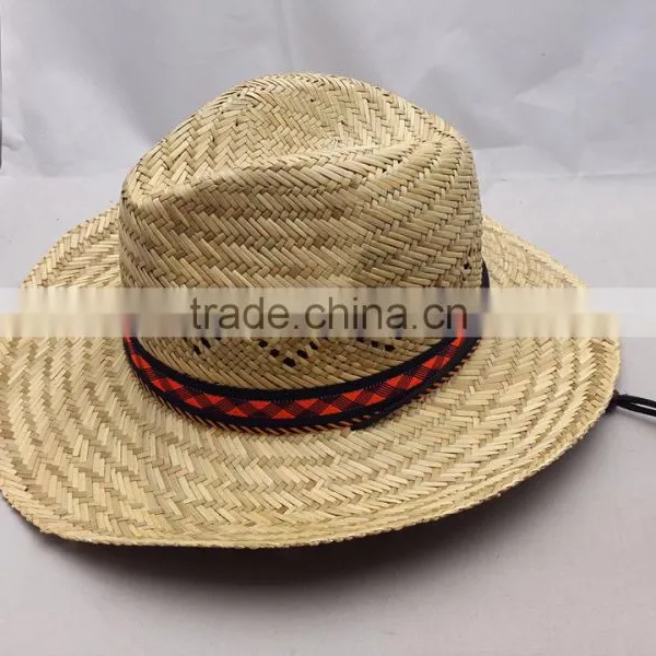 2017 School Straw Hat With Band photo-2