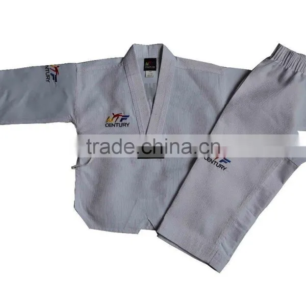 Latest Design Kids Taekwondo Uniform Cotton Fabric Taekwondo Suits Good Manufacture Taekwondo Uniforms for Kids photo-2