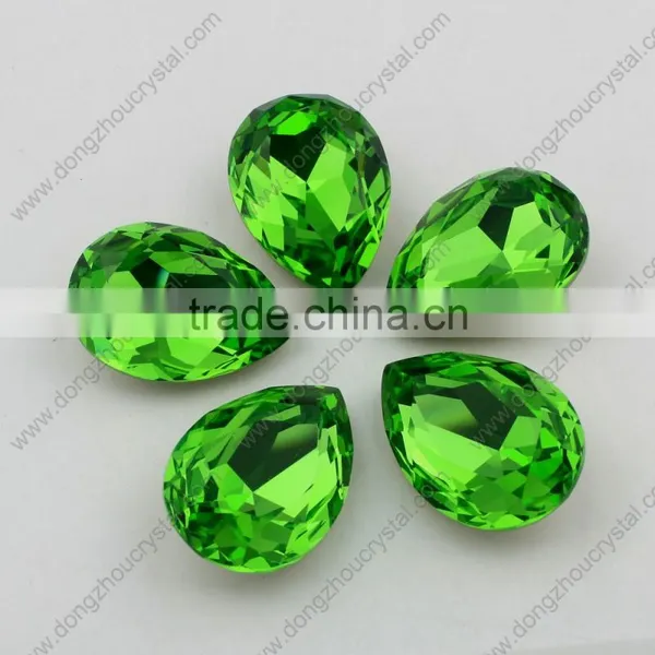 K9 Crystal Drop Colorful Crystal Fancy Stone For Wedding Dresses photo-5
