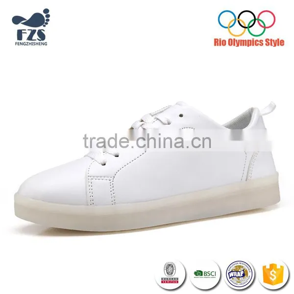 HFR-JS14 New Style USB Charge Adults Led Shoes Men Lights Flashing Sports Shoes photo-4