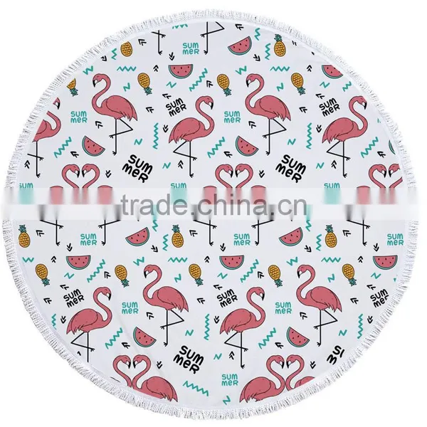 Wholesale Bulk Custom Printed India Mandala Large Round Beach Towel With Tassel photo-6