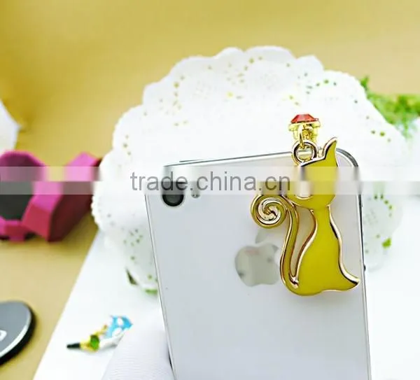 Good Selling 3.5 mm Earphone Dust Cap for Phone Cartoon Cat Design Earphone Cap Plug photo-4