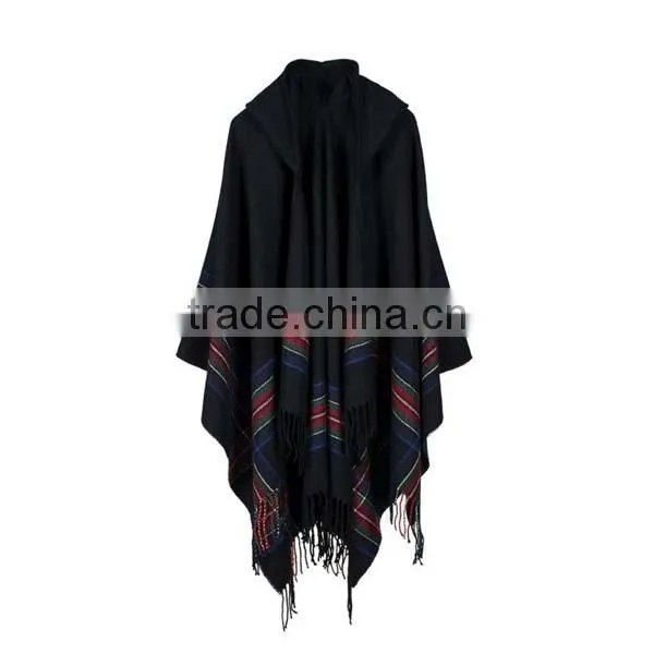 Korean Style 2017 New Year Female Scarf Coloful Stripes Jacquard 100%ACRYLIC Material 130*150cm Women Travel Cappa photo-2