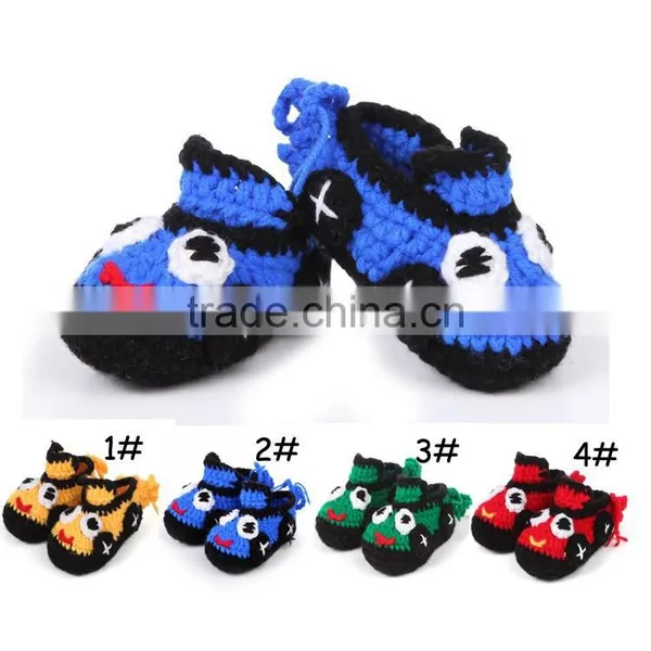 2015 Cartoon Cars Crochet Baby Booties Shoes photo-6