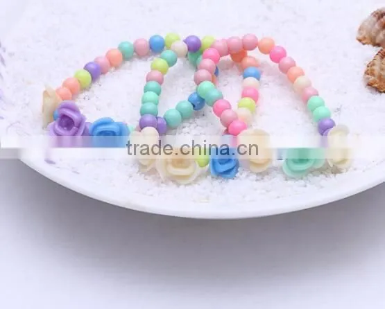 Zm35068a Latest Design Beads Necklace Fancy Colorful Children Necklace Sets photo-3