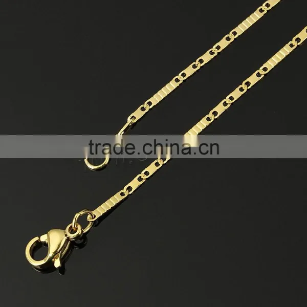 Stainless Steel Necklace Jewelry Gold Chain Necklace Body Chain Jewelry photo-2