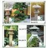 Stone Lantern, Outdoor Granite Gardening Lamp, Carved Stone Lantern