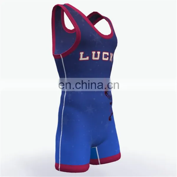 Low Cut Custom Blank Wresting Singlet photo-2