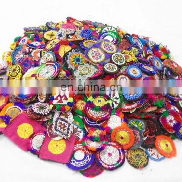 Gypsy Banjara Medallion Beaded Tribal Afghan Medallion